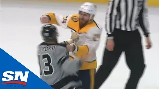 Kyle Clifford And Jarred Tinordi Scrap Before Puck Is Even Dropped