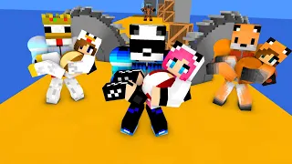 Monster School : CUTE GIRL ANIMAL , SHORT LIFE , TEMPLE RUN , JOHNNY TRIGGER - Minecraft Animation