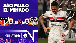 SÃO PAULO É MAIS UM GRANDE DA CAPITAL ELIMINADO NAS QUARTAS | SÃO PAULO 0 (5) X (6) 0 ÁGUA SANTA