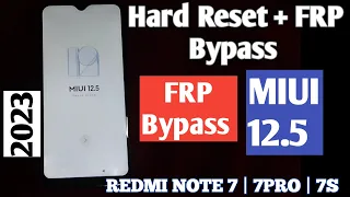 Redmi note 7 Hard Reset + FRP Bypass | Without aap Whithout pc  | Redmi note 7 / 7S / 7 pro all FRP
