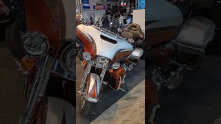 Harley Davidson CVO Ultra Motorcycle - Automobile Barcelona Spain Motor Show 2023