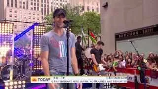 Enrique Iglesias - Tonight, I Like It, Be With You Live at The Today Show Rockefeller Plaza HD