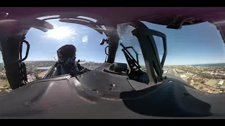 🌐360° F/A-18A/B Hornet in cockpit video - Recce run for Formula 1 Australian Grand Prix