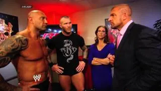 The Authority, Randy Orton, & Batista Backstage