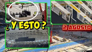 EMPIEZAN CON LAS ESQUINAS y NUEVO MATERIAL 🔥 Obras Santiago Bernabéu 02/08/2023 🚧