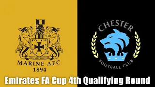 Marine vs Chester - Emirates FA Cup 4th Qualifying Round