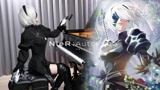 NieR:Automata Ver1.1a OP「escalate / Aimer」Ru's Piano Cover [Full Ver.]