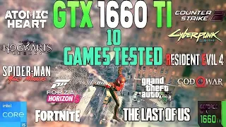 GTX 1660 Ti - Intel i5-12400F test Games top 10 of 2023 🔥🔥