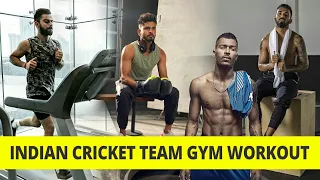 Indian Cricket Team Gym Workout. || Virat Kohli, Hardik Pandya, KL Rahul,Shikhar Dhawan Workout.