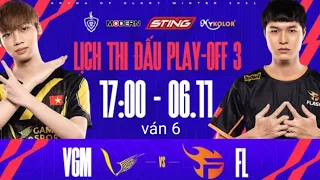 fl vs vgm ván 6 (Bo7) - TEAM FLASH vs V GAMING | Playoff 3 - ĐTDV mùa Đông 2021