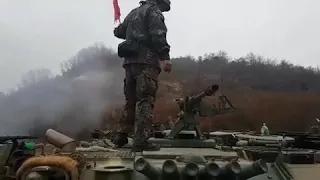 ROK Army K242 Self-Propelled Mortar Live Fire