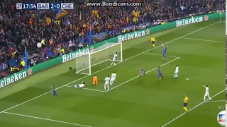 Lionel Messi Second Goal vs Chelsea 3 0 14 03 2018 HD