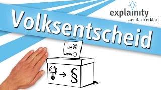 Volksentscheid einfach erklärt (explainity® Erklärvideo)