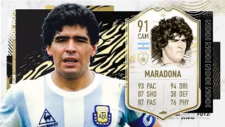 FIFA 21 ICON MARADONA 91! THE BEST ICON IN THE GAME?! FIFA 21 ULTIMATE TEAM