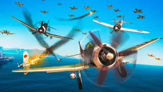 BIGGEST WORLD WAR 2 DOGFIGHT in GTA!