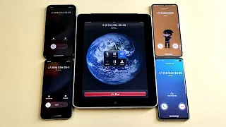 Samsung Galaxy S10, S21 Apple iPhone X, 11 iPad 2010 Incoming call & outgoing call