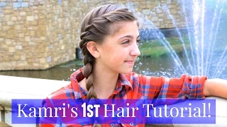 French Twist into Side Braid | Kamri's 1st Tutorial