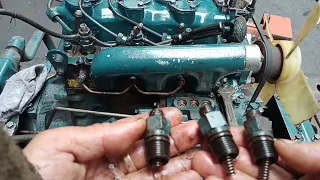 How to replace Plunger holder o-ring and bleed Kubota DH1101