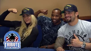 WWE Superstars and Divas visit U.S. service members stationed in Jacksonville