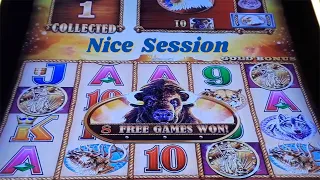 Nice Session Win With Variable Bet On BUFFALO GOLD Slot Machine - SunFlower Slots