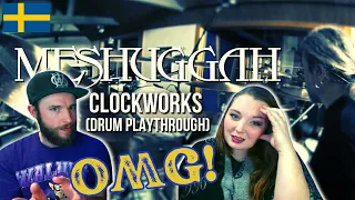 ONE OF THE BEST DRUMMERS?! | MESHUGGAH - Clockworks (Drum Playthrough w/ Tomas Haake) | REACTION