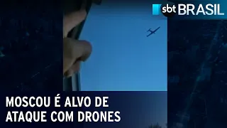 Moscou é alvo de ataque com drones | SBT Brasil (30/05/23)