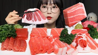 RAW TUNA SASHIMI❤️MUKBANG ASMR