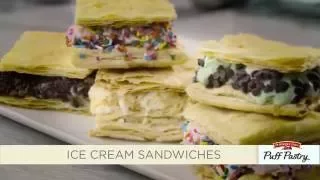 Pepperidge Farm Puff Pastry Ice Cream Sandwiches Recipe