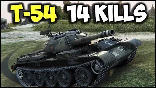 World of Tanks | T-54 - 14 Kills - Raseiniai Heroes' Medal