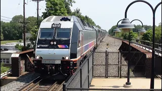 NJTR 4519 Leads NJ Transit Train 5519 West into Union, NJ 07/20/2019