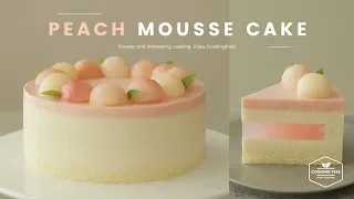 Lovely Dessert! Peach Mousse Cake Recipe * Peach Baking