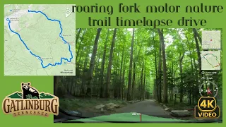 4K TIMELAPSE- ROARING FORK MOTOR NATURE TRAIL- GATLINBURG, TN