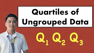 Quartiles of Ungrouped Data - Measures of Position @MathTeacherGon