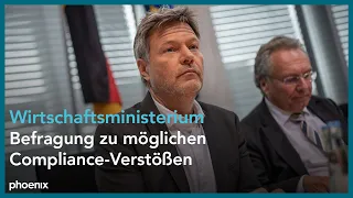 Befragung von Wirtschaftsminister Habeck vor dem Wirtschafts- und Energieausschuss