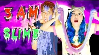 NO HAGAS SLIME ESPONJOSO A LAS 3AM!! QUÉ MIEDO!! | Palomitas Flow