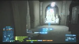 Battlefield 3 Conquest Domination On Donya Fortress - Using Team Work
