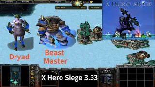 X Hero Siege 3.33, Drayd & Beast Master Extreme, Level 4 Impossible ,8 ways Dual Hero