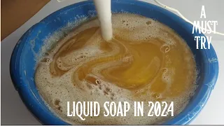 How to make Profitable Liquid Soap #soapmakingathome