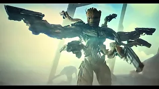 Kill Them All | Guardians of The Galaxy 3 - Groot Guns Fight & Face Off Scene