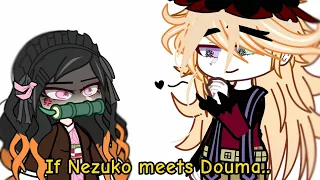 If Nezuko meets Douma.. || Gacha Club || Demon Slayer ||
