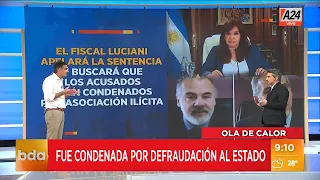 Fallo histórico: CFK condenada a 6 años de prisión I A24