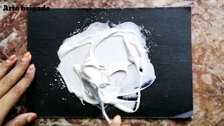 SECRET OF MY TEXTURE PASTE! 😱.HOW to make texture paste at home for Acrylicpainting