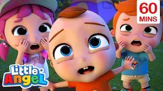 Scary Camping Song - Full Episode | Little Angel | Kids TV Shows Full Episodes