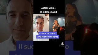 Ariana Grande canta in live con una straordinaria voce, Analisi vocale di Salvatore Cilia.