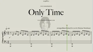 Only Time - Easy Piano