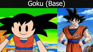 Nutshell Goku Reacts To Goku's Transformations