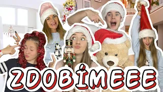 Děláme VÁNOČNÍ VÝZDOBU celého baráku!!! | VLOGMAS #4