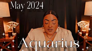 AQUARIUS - What YOU Need To Hear Right NOW! ☽ MONTHLY MAY 2024✵ Psychic Tarot Reading