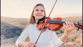 Amazing Grace (My Chains Are Gone) | Karolina Protsenko | Singing and Playing Violin