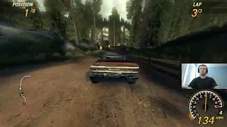 Папич и неожиданная развязка гонки в FlatOut 2